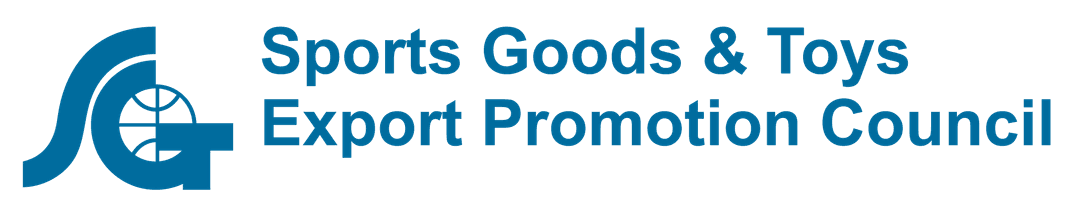 Sports Goods Export Promotion Council Logo Dark Theme